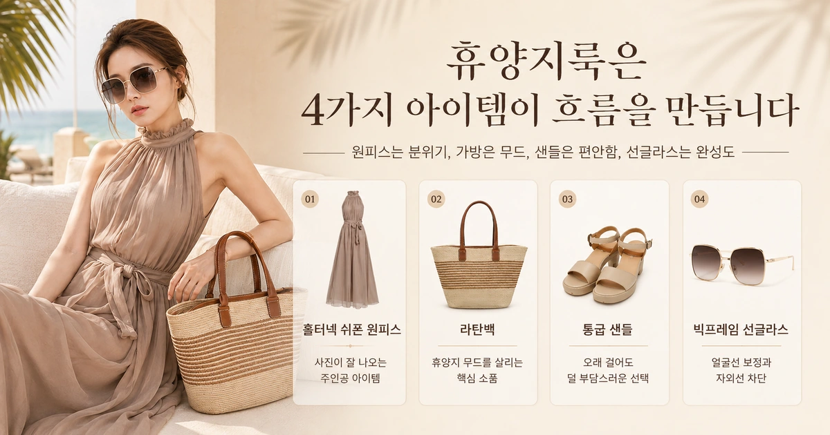 리조트 체크인 브런치 해변 산책 선셋 포토타임 가이드