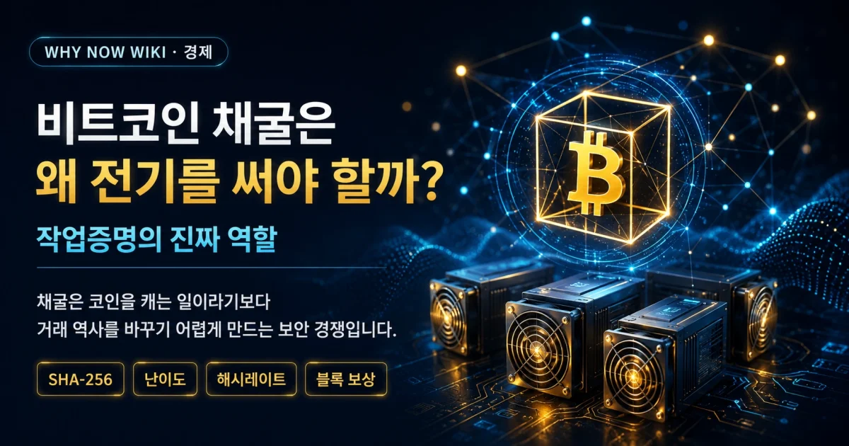 비트코인 채굴, 전기를 쓰는 이유는 ‘코인 만들기’만이 아닙니다