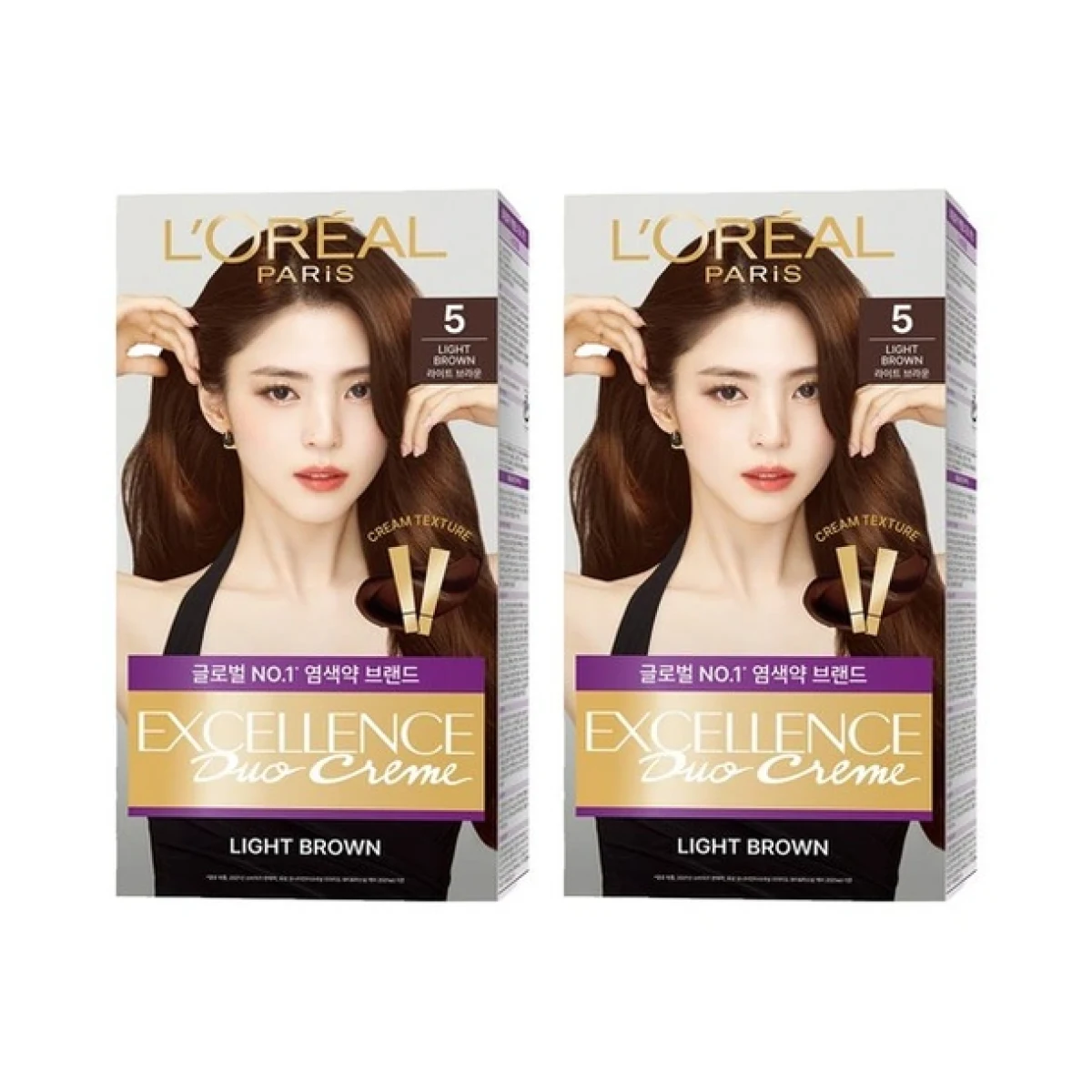 로레알파리 엑셀랑스 듀오크림 새치염색 염모제 상품 이미지