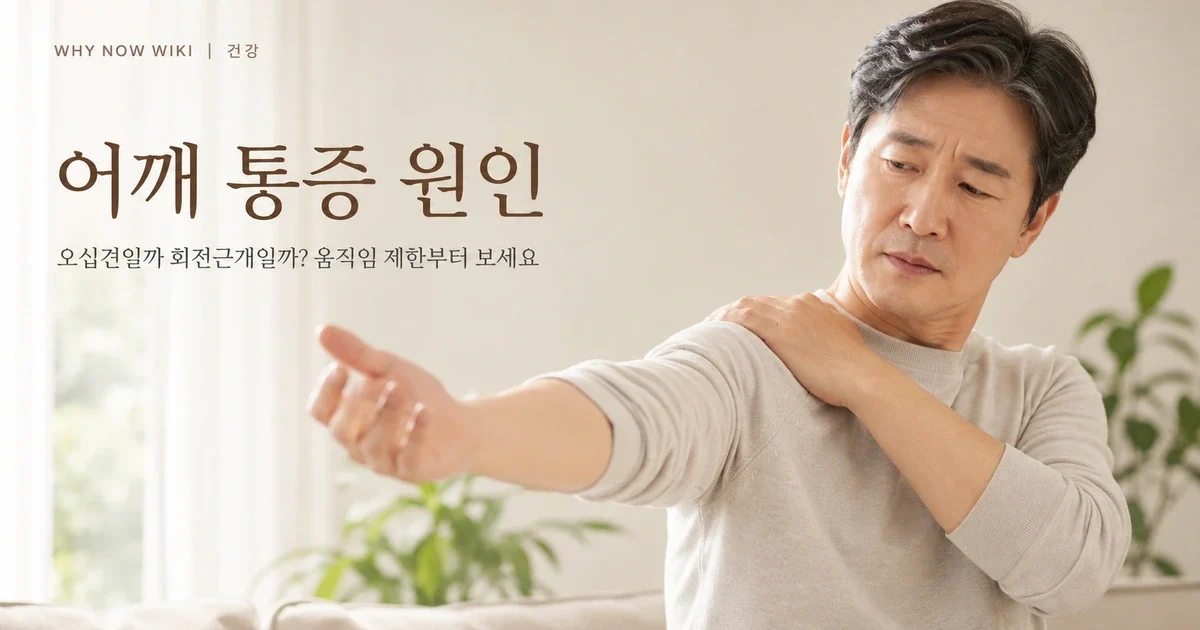어깨 통증 원인, 오십견일까 회전근개일까? ‘움직임 제한’부터 보면 헷갈림이 줄어듭니다