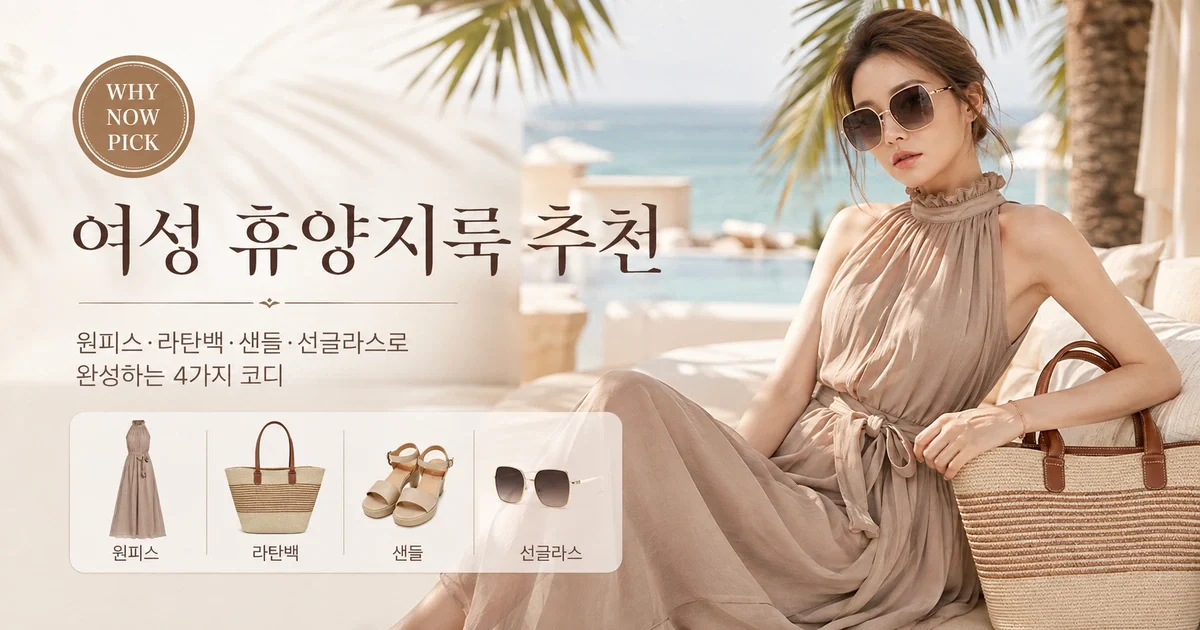 여성 휴양지룩, 4개 다 살 필요 없습니다｜여행 일정별 우선순위