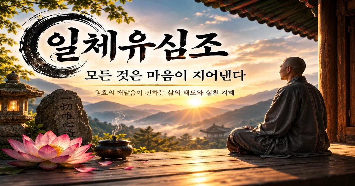 일체유심조 뜻, ‘마음먹기 나름’으로만 알면 틀리는 이유