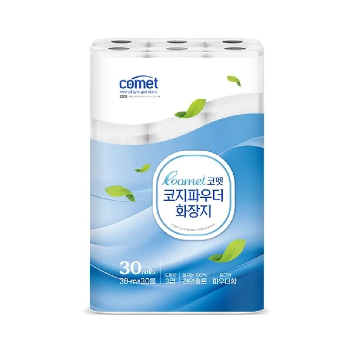코멧 코지 파우더 화장지 실제 상품 이미지