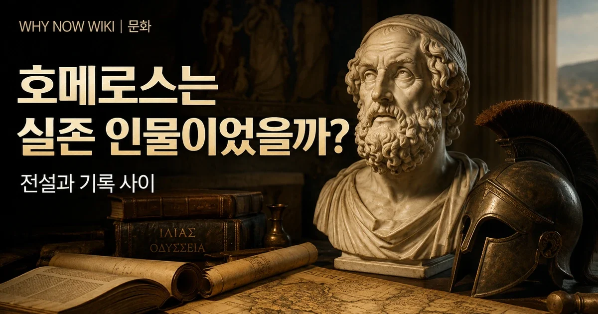 호메로스는 실존 인물이었을까? 『일리아스』『오디세이』를 한 사람이 썼다고 단정하기 어려운 이유